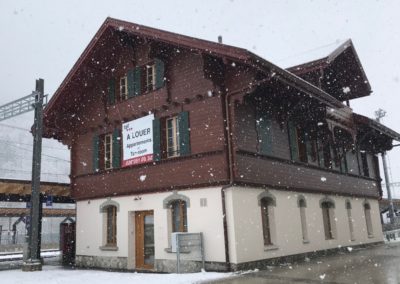 Transformation de la gare de Montbovon