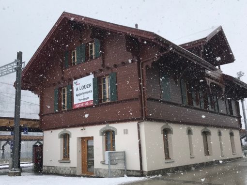 Transformation de la gare de Montbovon